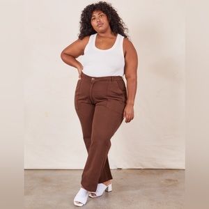 Big Bud Press Work Pants in fudgesicle brown